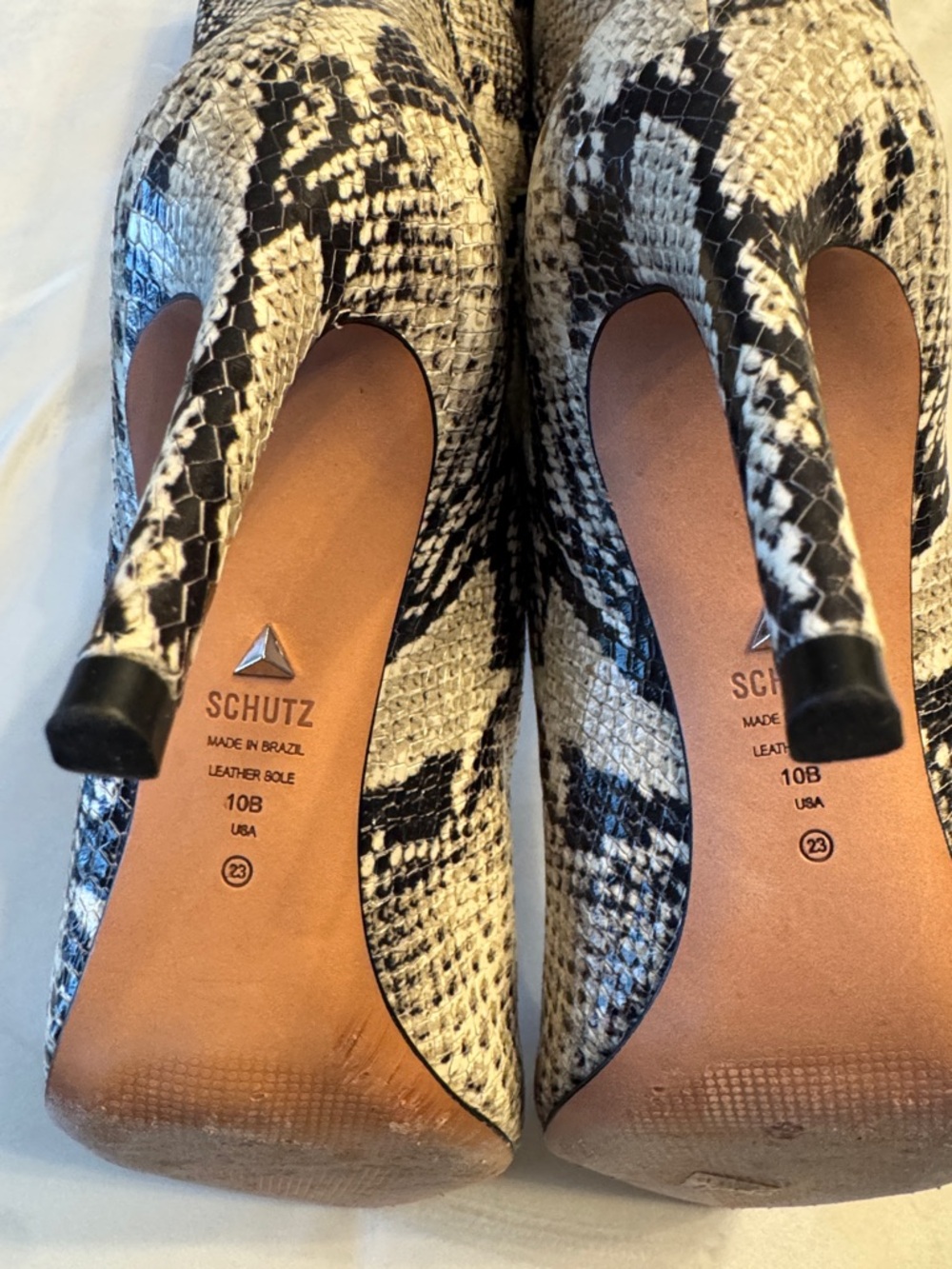 SCHUTZ Maryana Boot in Natural Snake, sz 10 - Picture 11 of 11